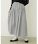 GINGHAM CHECK VOLUME SKIRT