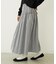 GINGHAM CHECK VOLUME SKIRT
