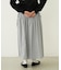 GINGHAM CHECK VOLUME SKIRT
