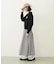 GINGHAM CHECK VOLUME SKIRT