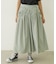GINGHAM CHECK VOLUME SKIRT