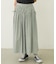 GINGHAM CHECK VOLUME SKIRT