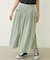 GINGHAM CHECK VOLUME SKIRT