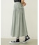 GINGHAM CHECK VOLUME SKIRT