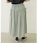 GINGHAM CHECK VOLUME SKIRT