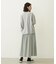 GINGHAM CHECK VOLUME SKIRT