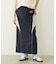 LINE PIPING LONG SKIRT