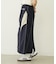 LINE PIPING LONG SKIRT