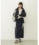 LINE PIPING LONG SKIRT