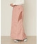 LINE PIPING LONG SKIRT