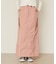LINE PIPING LONG SKIRT