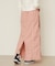LINE PIPING LONG SKIRT
