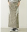 LINE PIPING LONG SKIRT