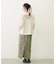 LINE PIPING LONG SKIRT