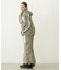 LINE PIPING LONG SKIRT