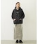 LINE PIPING LONG SKIRT