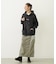 LINE PIPING LONG SKIRT