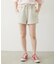 RAW EDGE WAIST SWEAT SHORTS