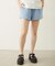 RAW EDGE WAIST SWEAT SHORTS
