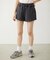 RAW EDGE WAIST SWEAT SHORTS