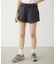 RAW EDGE WAIST SWEAT SHORTS