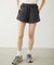 RAW EDGE WAIST SWEAT SHORTS