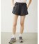RAW EDGE WAIST SWEAT SHORTS