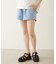 RAW EDGE WAIST SWEAT SHORTS