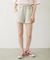 RAW EDGE WAIST SWEAT SHORTS