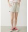 RAW EDGE WAIST SWEAT SHORTS