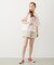 RAW EDGE WAIST SWEAT SHORTS