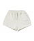 RAW EDGE WAIST SWEAT SHORTS