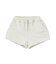 RAW EDGE WAIST SWEAT SHORTS