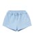 RAW EDGE WAIST SWEAT SHORTS
