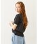 HEART LOGO FLOCK PRINT RINGER TEE