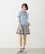 HEART LOGO FLOCK PRINT RINGER TEE