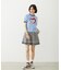 HEART LOGO FLOCK PRINT RINGER TEE