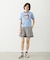 HEART LOGO FLOCK PRINT RINGER TEE