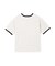 HEART LOGO FLOCK PRINT RINGER TEE