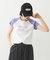 MILKFED. AT HEAVEN27 LACE UP B/B TEE