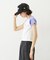 MILKFED. AT HEAVEN27 LACE UP B/B TEE