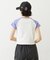 MILKFED. AT HEAVEN27 LACE UP B/B TEE