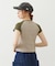 MILKFED. AT HEAVEN27 LACE UP B/B TEE