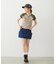 MILKFED. AT HEAVEN27 LACE UP B/B TEE