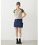 MILKFED. AT HEAVEN27 LACE UP B/B TEE