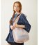SHEER PLAID TOTE