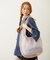 SHEER PLAID TOTE