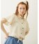 SHEER SCALLOP SHIRT