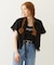 SHEER SCALLOP SHIRT