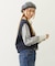 COLLEGE LOGO V-NECK SWEAT VEST